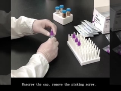 Guida sperimentale di operazione per il corredo diagnostico per l'antigene di Norovirus (oro colloidale)