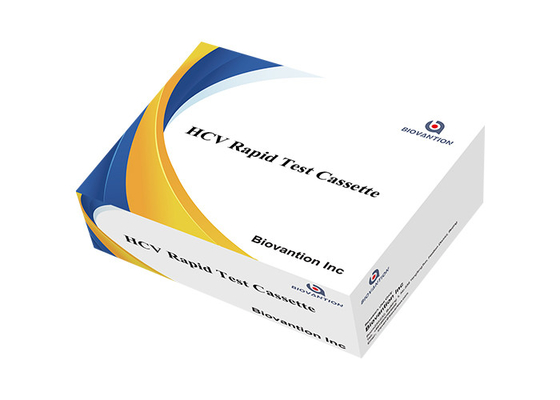 Test rapido HCV Tipo cassetta Test oro colloidale 2-30 Trasporto
