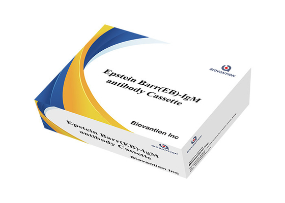 Epstein Barr EB IgG/IgM Rapid Cassette Test Detection Data di scadenza 24 Bocche