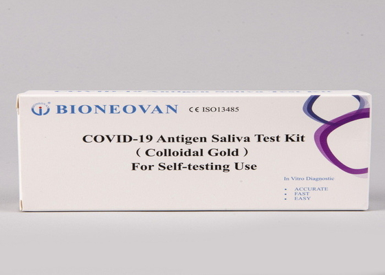 Protezione contro il virus Covid-19 Kit di test per l'antigene Oro colloidale Distingue tra raffreddore Test rapido