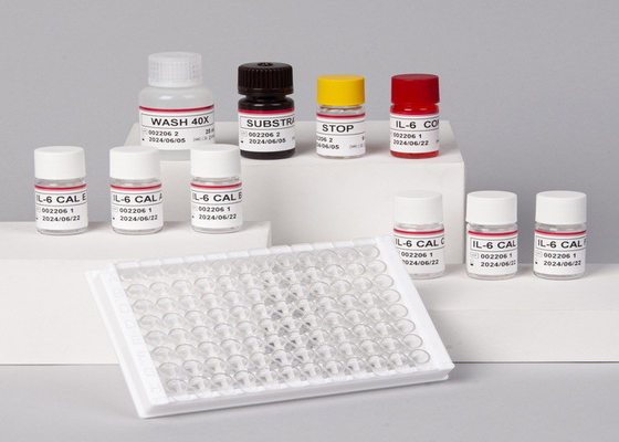 Laboratorio o ospedale Kit di test IgE ELISA ad alta precisione per l'anticorpo IgE totale