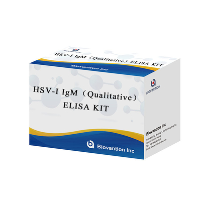 Anticorpi contro l'herpes simplex virus (HSV-I) I kit IgM ELISA per test ad alte prestazioni e sensibili