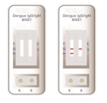 Per laboratorio o ospedali Kit di prova di alta precisione del DENGUE IgM/IgG