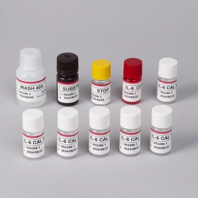 IL-6 Interleucina 6 Kit di prova Elisa con tempo di analisi di 2-3 ore Biovanzione Siero / formato plasmatico 18 mesi Durazione di conservazione
