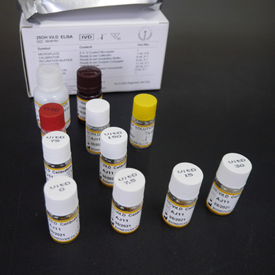 25-OH Vitamina D Kit di prova Elisa Detezione medica di alta precisione Efficiente