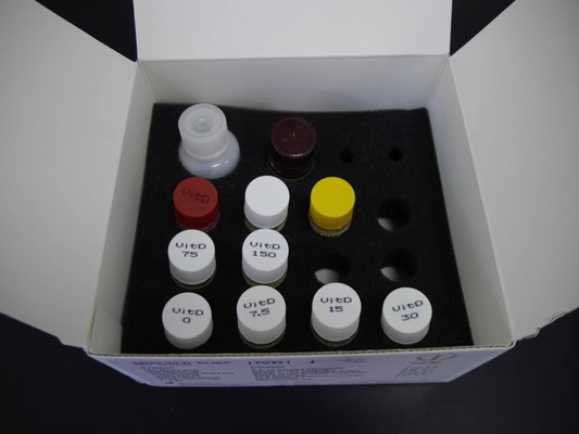 Kit di prova per la vitamina D Elisa Specificità Kit di prova Elisa con durata di conservazione di 18 mesi 2-3 ore Tempo di analisi con Biovantion