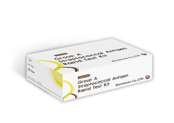 Groud A Stretococcal Antigen Rapid Test Kit 50 test lettura rapida in 5-15 minuti