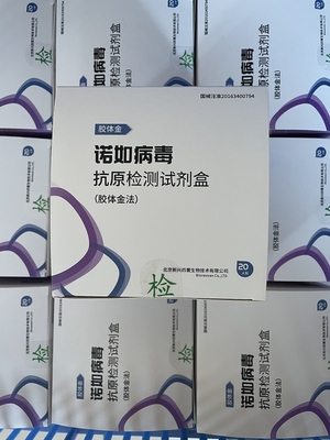 Test rapido per la rilevazione dell'antigene del norovirus con 20 kit Metodo oro colloidale con CE