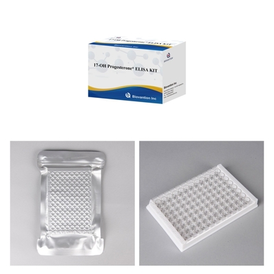17-OH Progesterone Eluzione In Vitro Diagnostic Elisa Test Kit Per Donne Con Accessori Esatte Prove