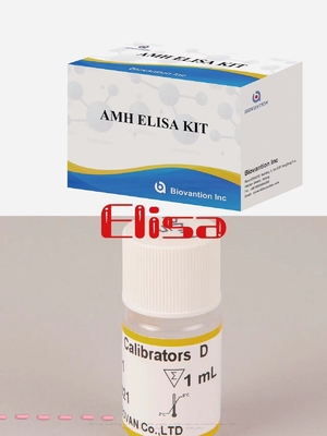 Kit di reagenti di rilevamento ELISA di alta precisione AMH Kit di test Elisa Uso ospedaliero