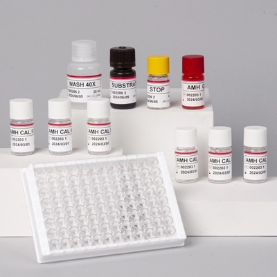 Kit di reagenti di rilevamento ELISA di alta precisione AMH Kit di test Elisa Uso ospedaliero