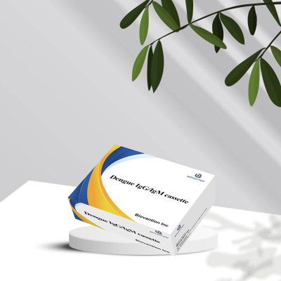 Sensitività Test su cassetta IgG/IgM dell'oro colloidale per la dengue con lettura di 5-15 minuti