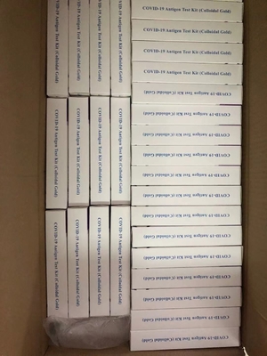 Test rapido della saliva dell'antigene COVID-19 sotto la lingua con 3 minuti