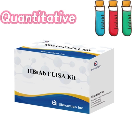 HBsAb Quantitative Elisa Test Kit Reagente diagnostico in vitro legato agli enzimi (Reagenti IVD)