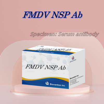 Kit di prova Elisa della serie animale FMDV NSP Ab Reagenti diagnostici per anticorpi sierici per animali