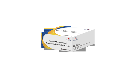 Test rapido di sensibilità all'oro colloidale per rilevamento dell'antigene del norovirus igM. Cassetta per test rapido all'oro colloidale
