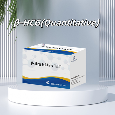 β-hCG ((Quantitativo) 1 ora kit di prova Elisa per la sensibilità e la specificità degli anticorpi