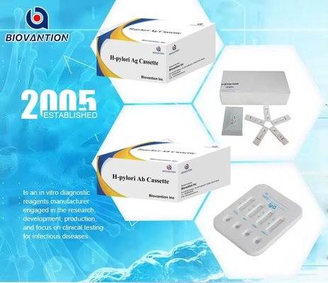 H Pylori Ab Strip Rapid Test Kit Cassetta Malattia gastrointestinale Rapid Test
