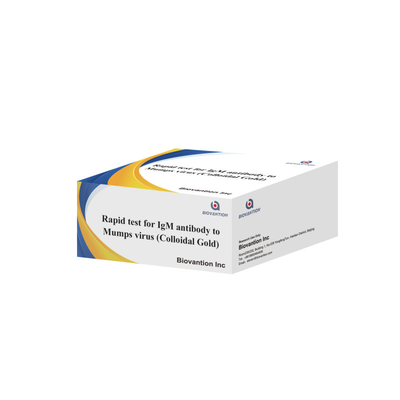 Test rapido accurato di oro colloidale IgM Anticorpo al virus della parotite in formato cassetta/strip per i risultati