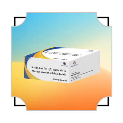 Test rapido accurato di oro colloidale IgM Anticorpo al virus della parotite in formato cassetta/strip per i risultati