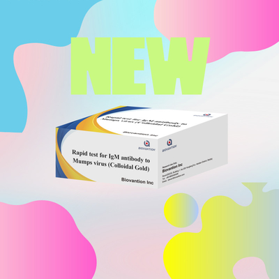 Test rapido accurato di oro colloidale IgM Anticorpo al virus della parotite in formato cassetta/strip per i risultati