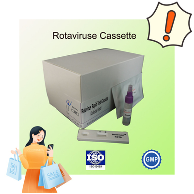 IVD Rotavirus Rapid Cassette Colloidal Gold Rapid Test per la diagnosi ospedaliera 2-30C Durata di conservazione 24 mesi
