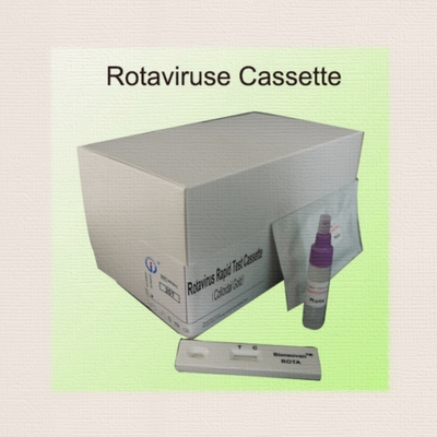 IVD Rotavirus Rapid Cassette Colloidal Gold Rapid Test per la diagnosi ospedaliera 2-30C Durata di conservazione 24 mesi