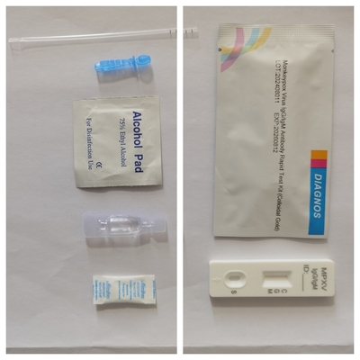 Diagnosi del virus della varicella MPXV Rapido e accurato test rapido dell'oro colloidale per un test facile