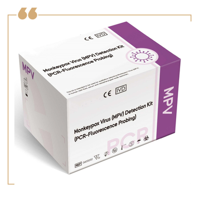 Metodo di PCR per la rilevazione della varicella da scimmia Reagente per la rilevazione del virus della varicella da scimmia Reagente PCR con 48 test