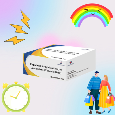 Test rapido adeno-virus altamente sensibile IgM Test rapido oro colloidale per professionisti del settore medico
