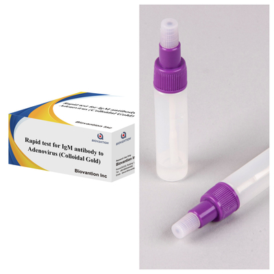 Test rapido adeno-virus altamente sensibile IgM Test rapido oro colloidale per professionisti del settore medico