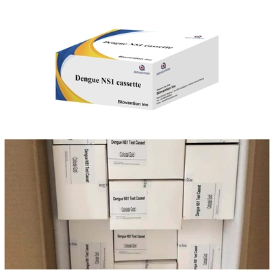 Cassetta per il test rapido della dengue per il rilevamento delle malattie sensibili con durata di conservazione di 24 mesi