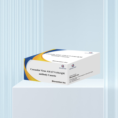 Anticorpo del virus di Coxsackie A16 CVA16-IgM Cassetta WB/S/P Test rapido dell'oro colloidale
