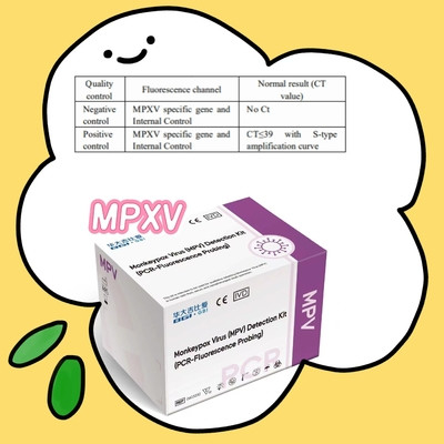 Virus Mpox MPXV virus della varicella scimmia Kit di rilevamento PCR-Fluorescenza