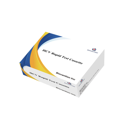 Prezzo di fabbrica Sensibilità 5-15 minuti HCV Ab Strip Cassette Test Kit Per Risultati Rapidi
