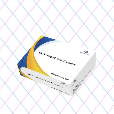 Prezzo di fabbrica Sensibilità 5-15 minuti HCV Ab Strip Cassette Test Kit Per Risultati Rapidi