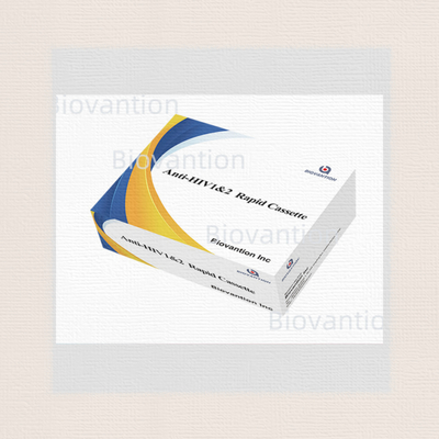 Reagente di prova rapida HIV 1/2 Metodo di prova di rilevazione dell'oro colloidale con 25 prove