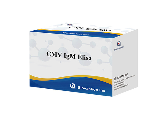 cMV IgM kit di prova Elisa Kit di analisi di immunosorbenti legati agli enzimi Kit di analisi ELISA Kit di analisi