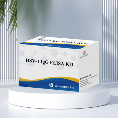 Kit di test per l'immunoassay dell'HSV-1 IgG ad alta sensibilità per il rilevamento sierologico Tipo di campione di plasma