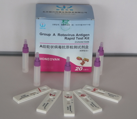 Kit di test rapido per l'antigene del rotavirus del gruppo A per l'immunoscopio in vitro