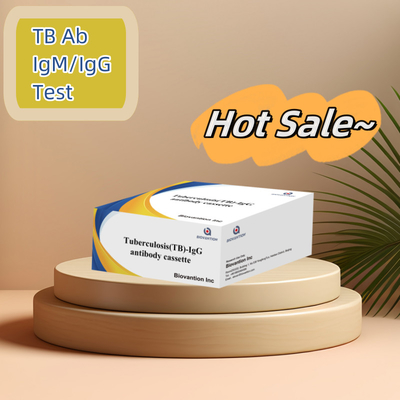 Reagente di test rapido di vendita a caldo Tubercolosi/TB Kit di test rapido in oro colloidale per l'uomo con 25 test