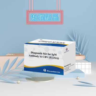 Reagente diagnostico per il CBV igm ELISA KIT D 18 mesi Durata di conservazione Test di analisi immunosorbente legato agli enzimi