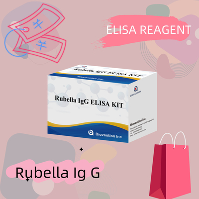 Reagenti per l' immunoassaggio dell' enzima rubella-Igg Kit di prova Elisa per la rilevazione della rubella