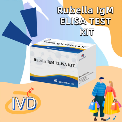 Kit di prova Elisa per la Rubella Strumento di rilevamento IgM per gli anticorpi IgG della Rubella in uso umano