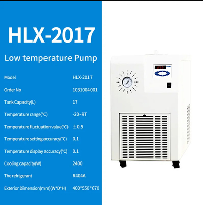 Pompa di acqua di raffreddamento a bassa temperatura 17L -20~RT Pompa di raffreddamento idrico di laboratorio