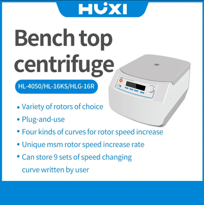 Centrifughe di laboratorio HUXI Centrifughe 50ml/15ml/10ml Centrifughe a bassa velocità