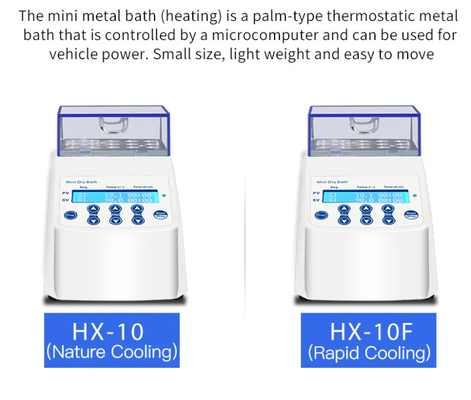 Incubatore di bagno secco da 50W per applicazioni cliniche e ospedaliere RT 5 C a 100 C