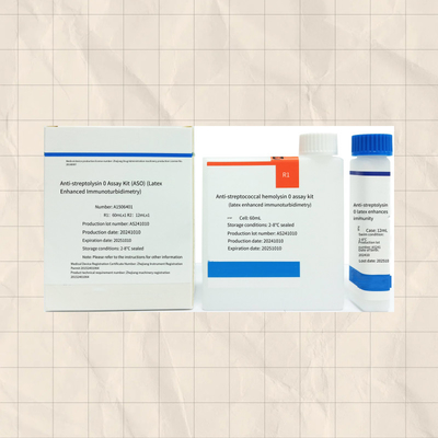 Anti Streptolisin O Reagente ASO Kit Reagente per la diagnosi umana