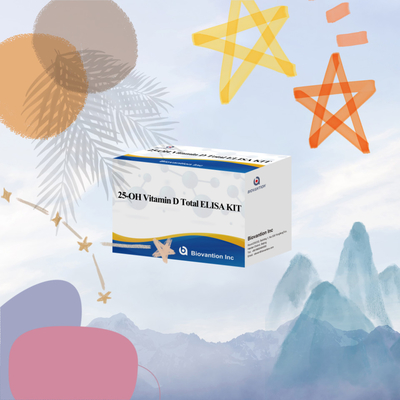 25-OH Vitamina D Elisa Test Kit Sensitivo per la misurazione quantitativa dei livelli di 25-idrossivitamina D nel siero o nel plasma