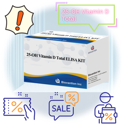 25-OH Vitamina D Elisa Test Kit Sensitivo per la misurazione quantitativa dei livelli di 25-idrossivitamina D nel siero o nel plasma